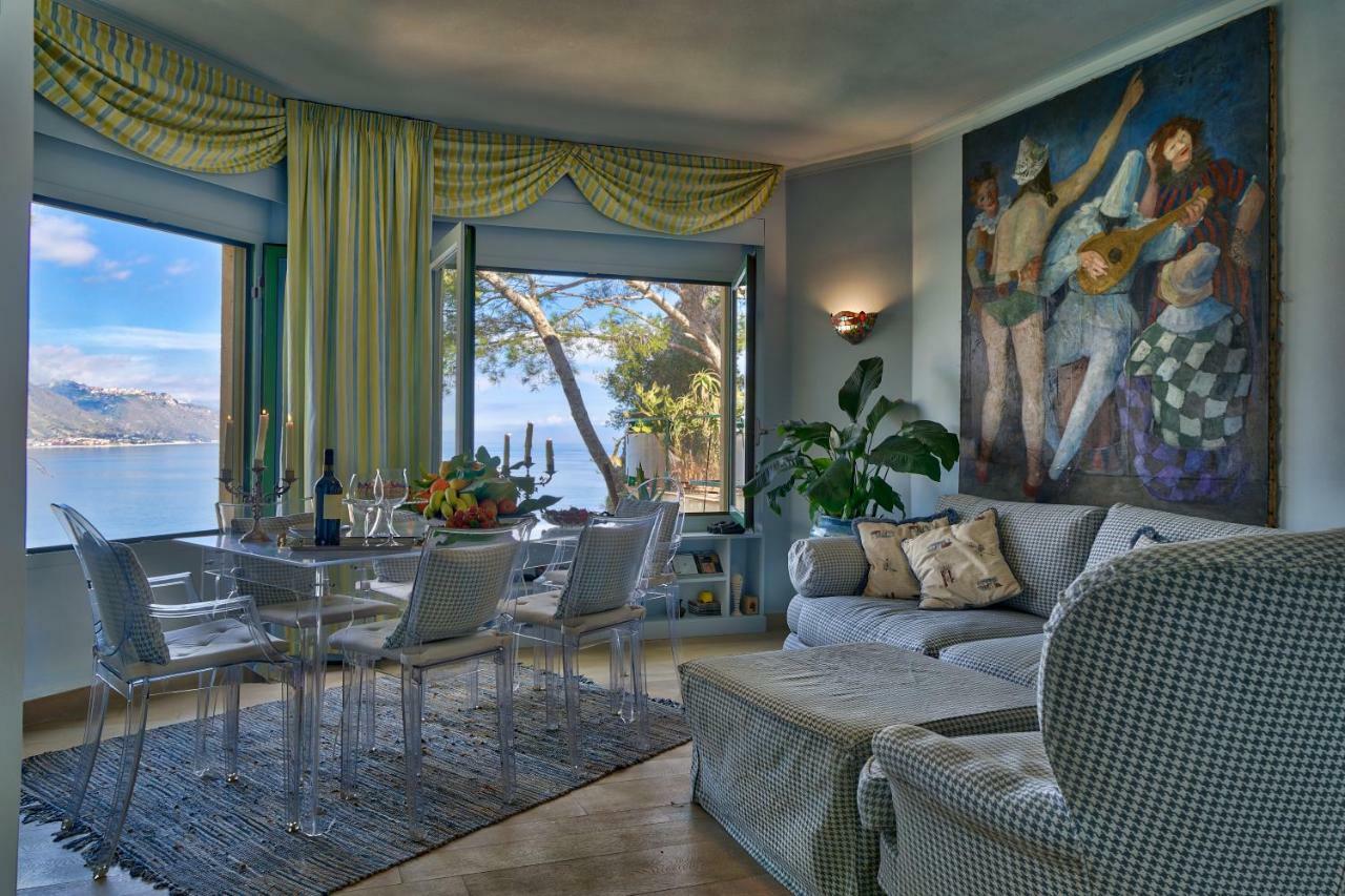 Luxury Apartment And Charm Sea View Isola Bella Таормина Экстерьер фото