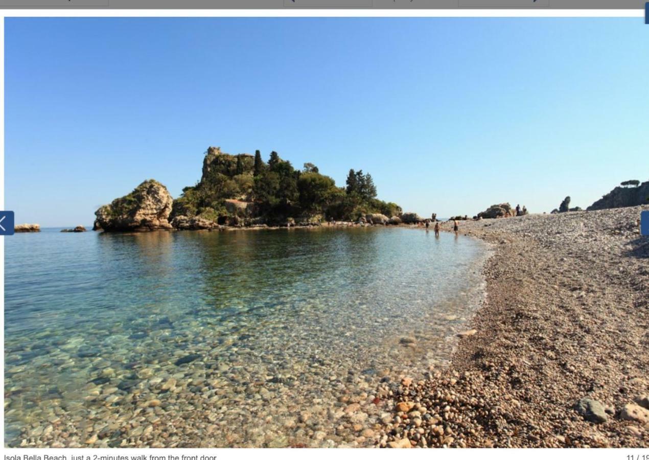 Luxury Apartment And Charm Sea View Isola Bella Таормина Экстерьер фото